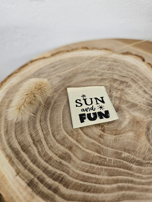 Label Sun and Fun