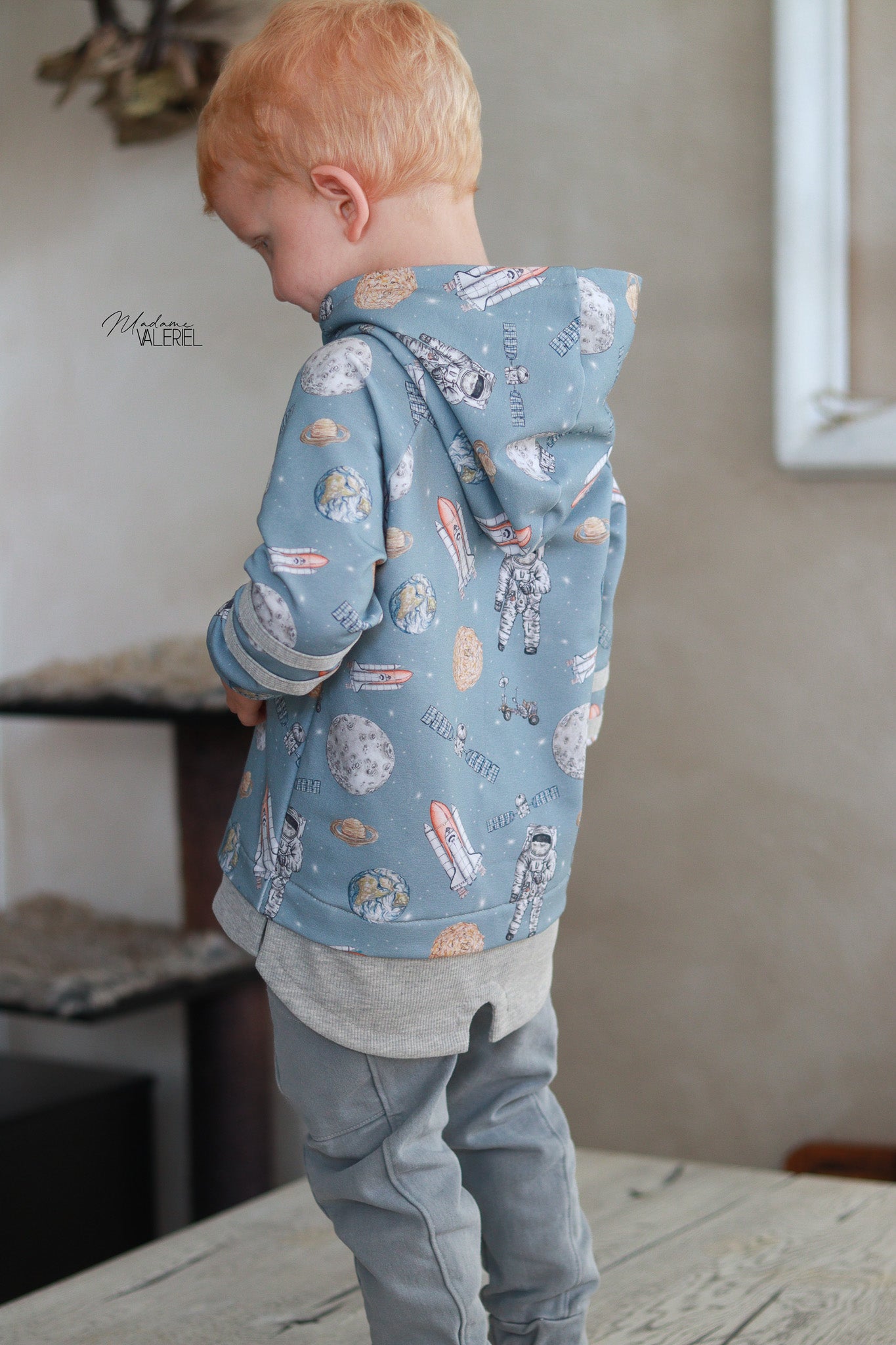 Little mitch design E-Book Schnittmuster "Streifenhoodie Clayton Mini ''