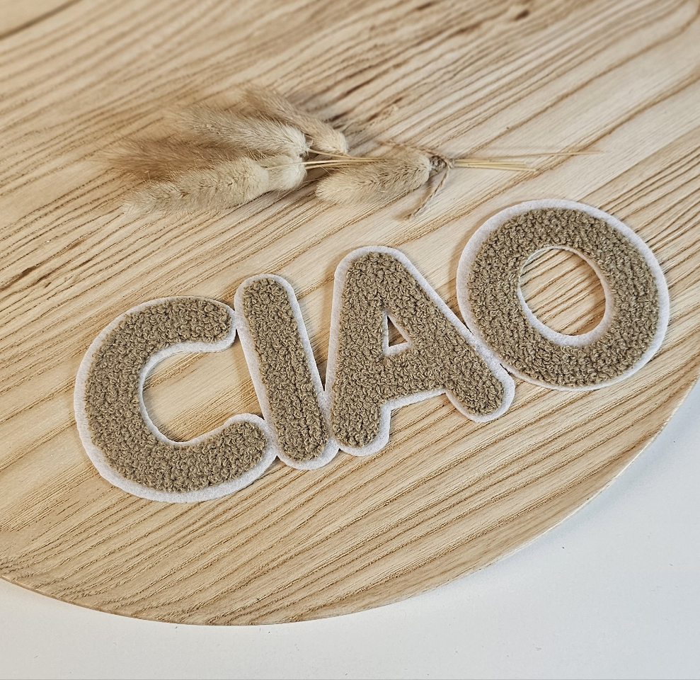 Chenille Patch Ciao