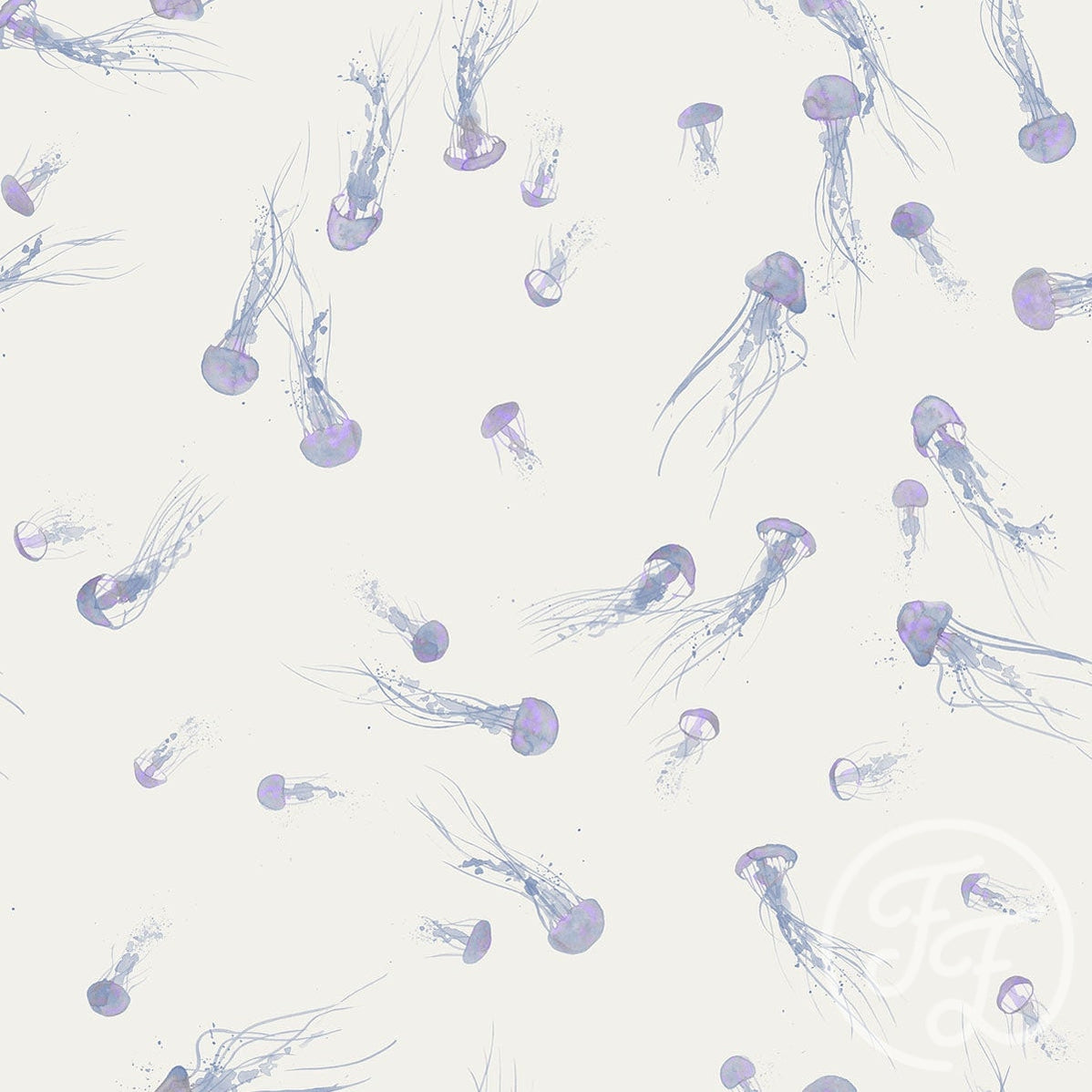 Family fabrics Jellyfish