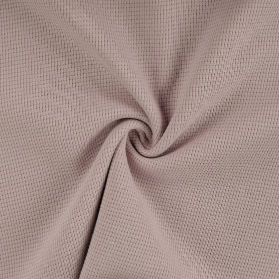 Waffelstrick Dusty Rose