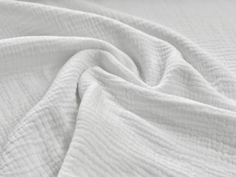 Bio Musselin Uni Weiss