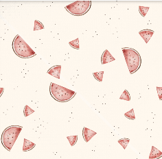 Musselin Wassermelone