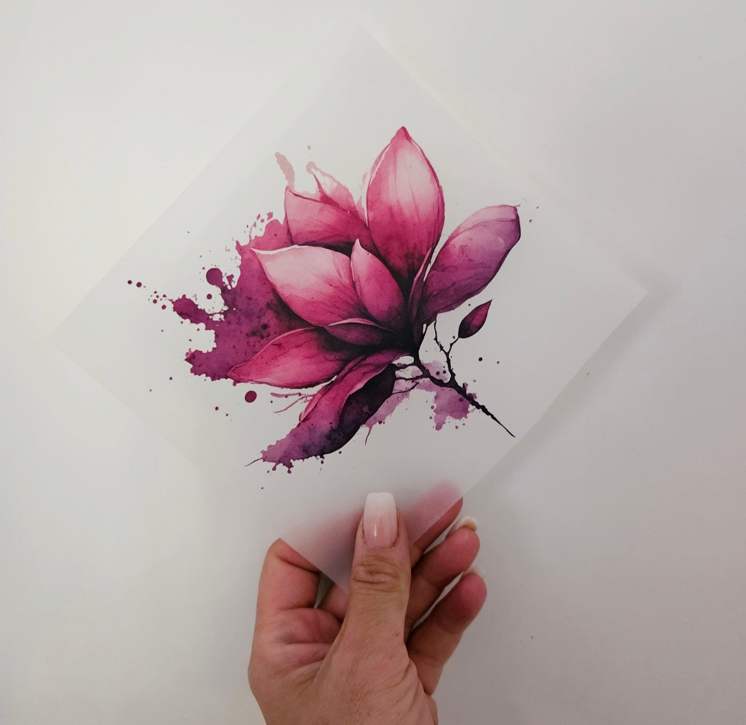 Patch thermocollant lotus
