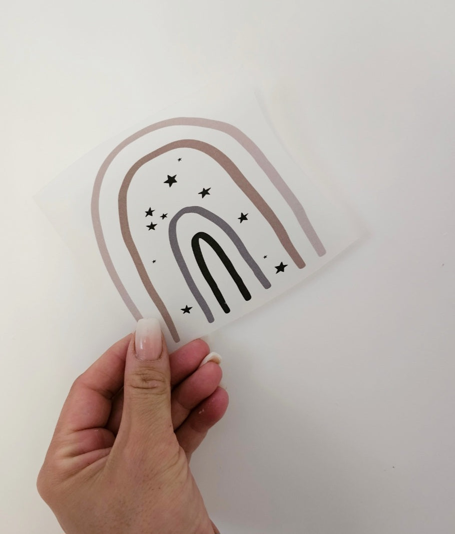 Patch thermocollant étoiles arc-en-ciel 2