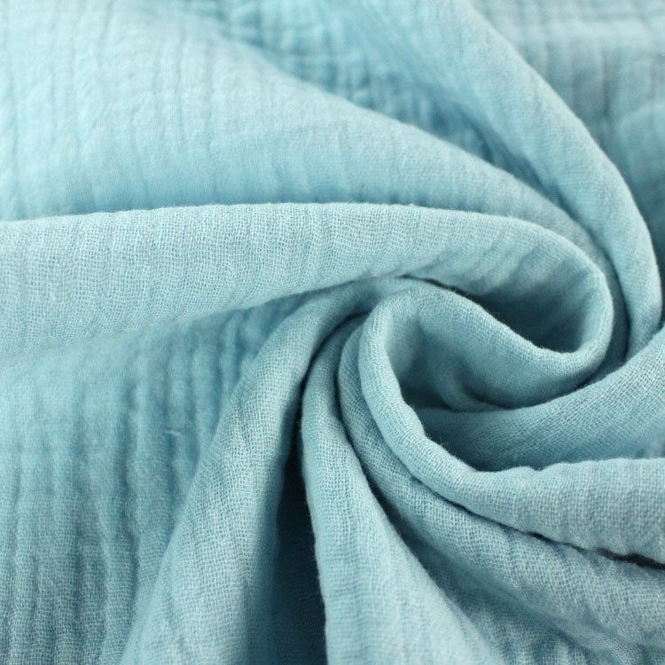 Bio Musselin Uni Light blue