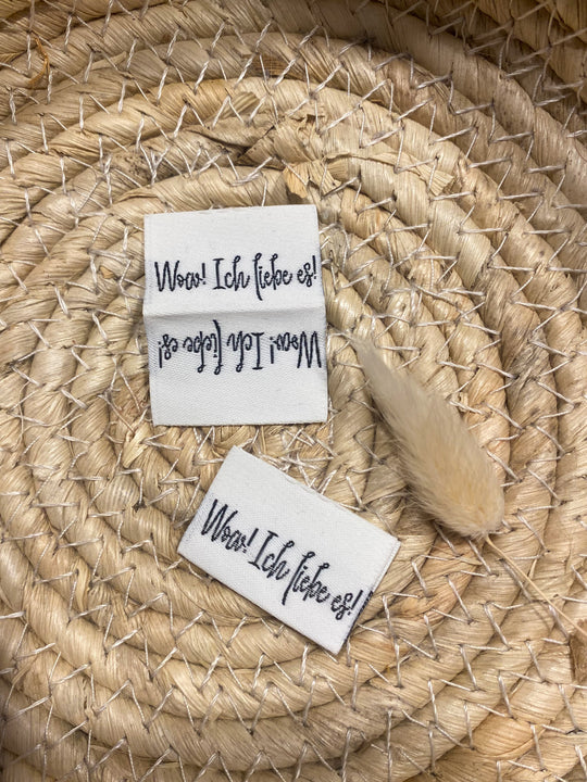 Weblabel Wow ich liebe es