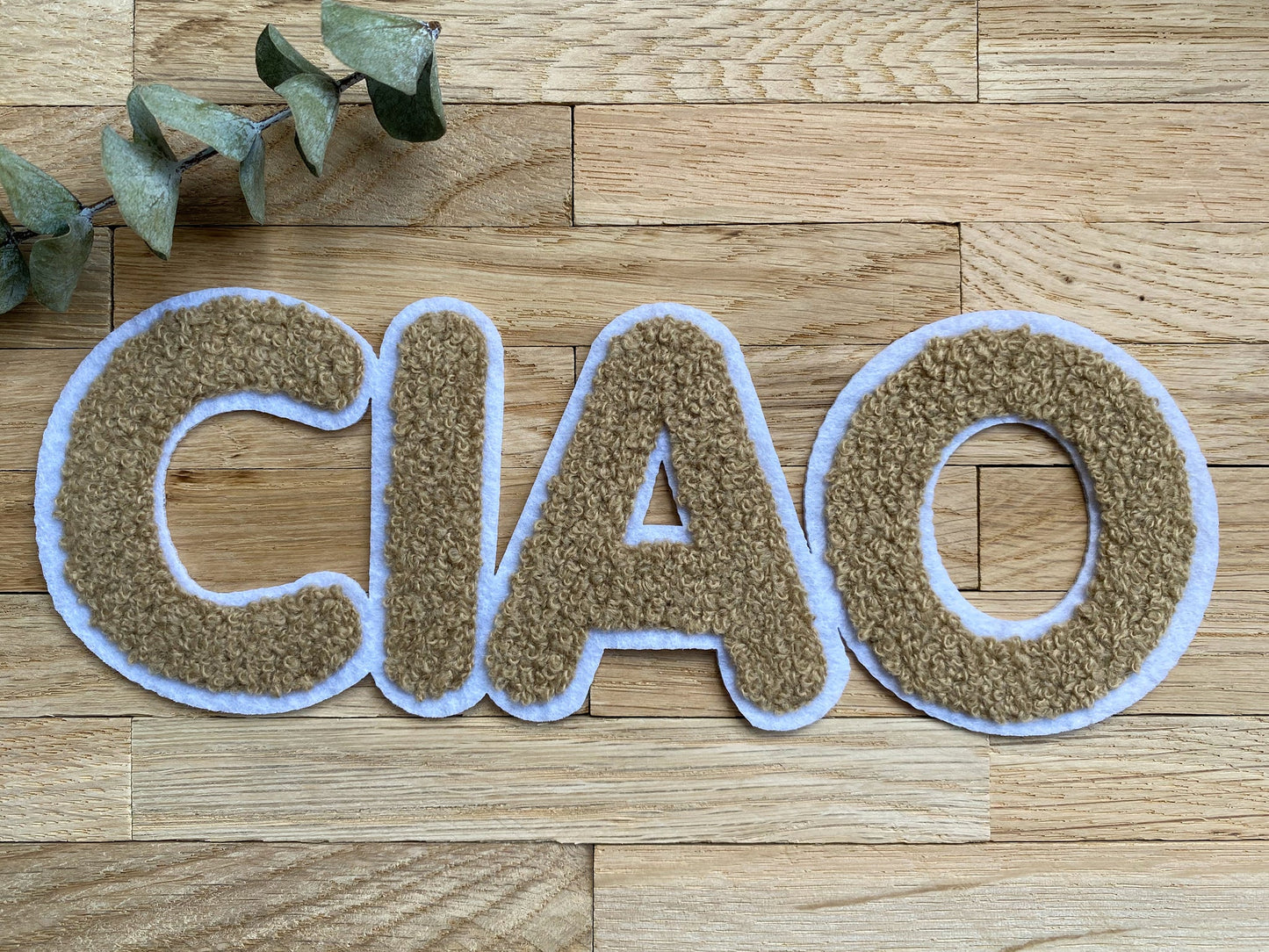 Chenille Patch Ciao