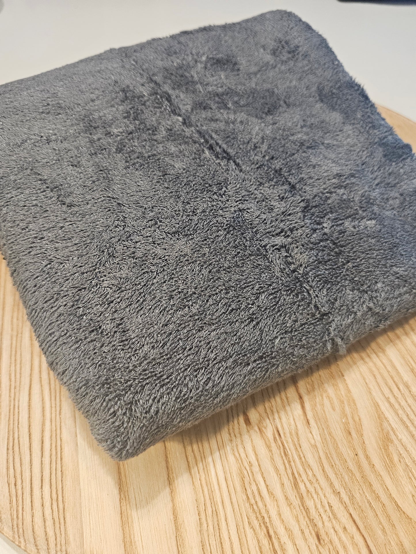 Reststück Frottee grau 100cm