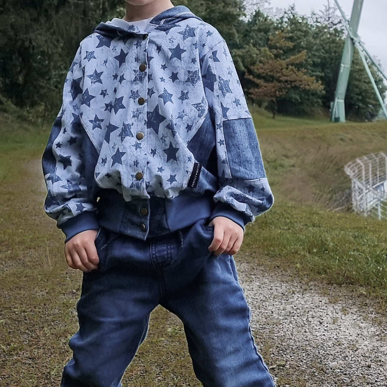 Little mitch design E-Book Schnittmuster "Collegejacke IAN Maxi''