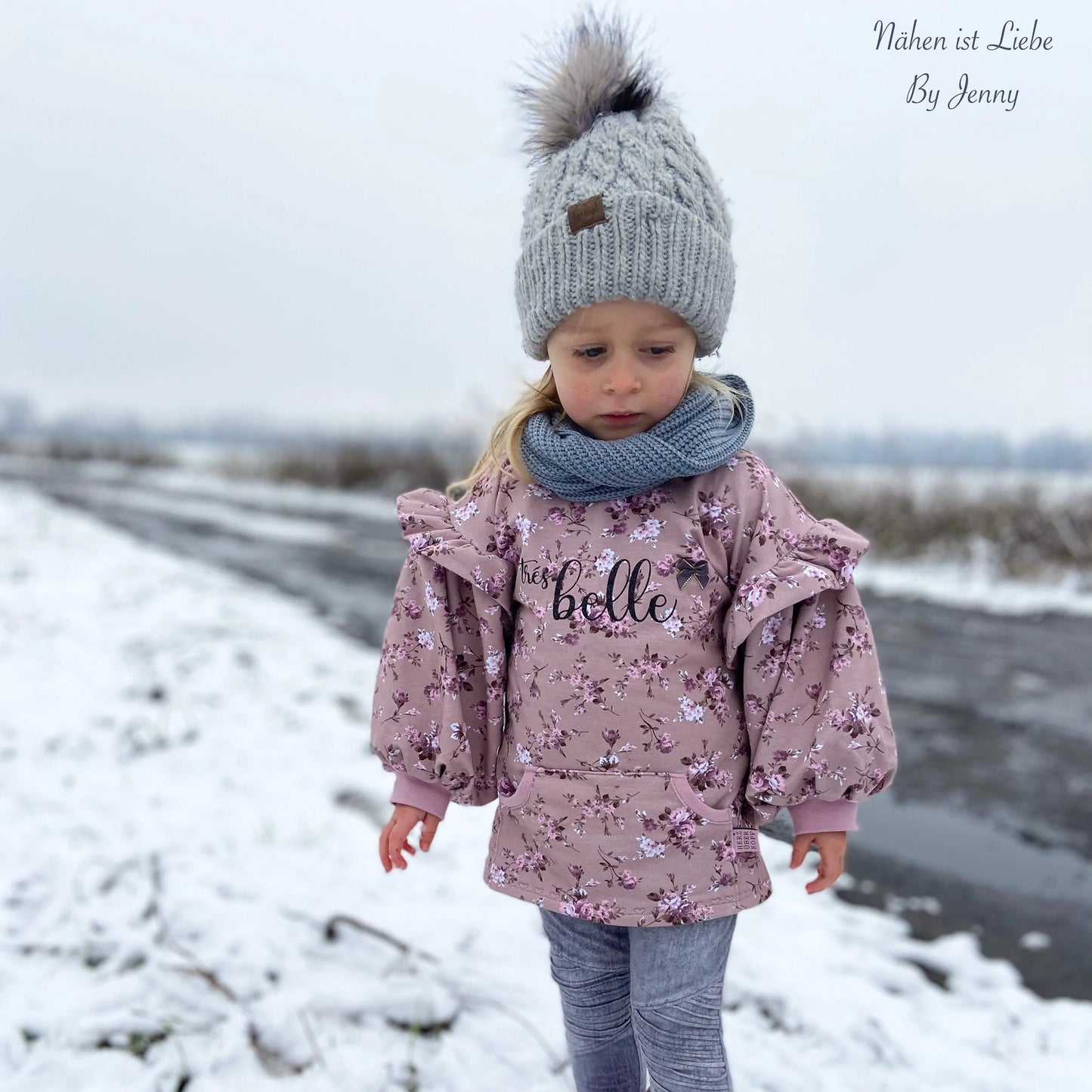 Little mitch design E-Book/Schnittmuster "Girly Hoodie Meya Maxi''
