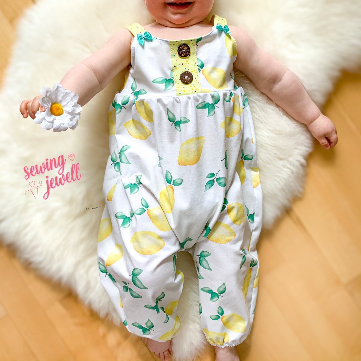 Little mitch design/Sewing for Liv E-Book Schnittmuster "Jumpsuit kleine Filippa 2.0''