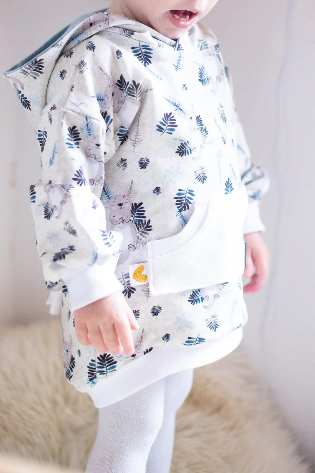 Little mitch design E-Book/Schnittmuster "Girly Hoodie Meya Mini''