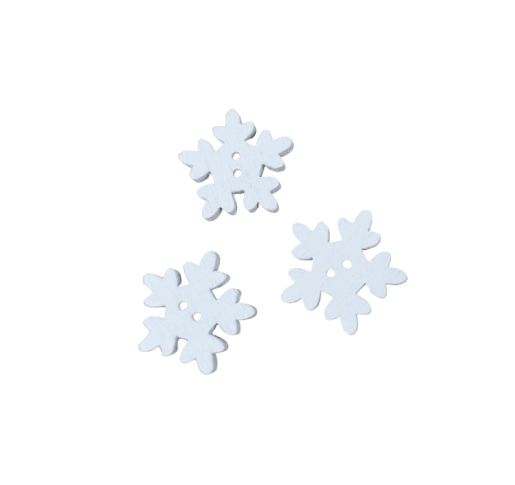 Boutons flocon de neige