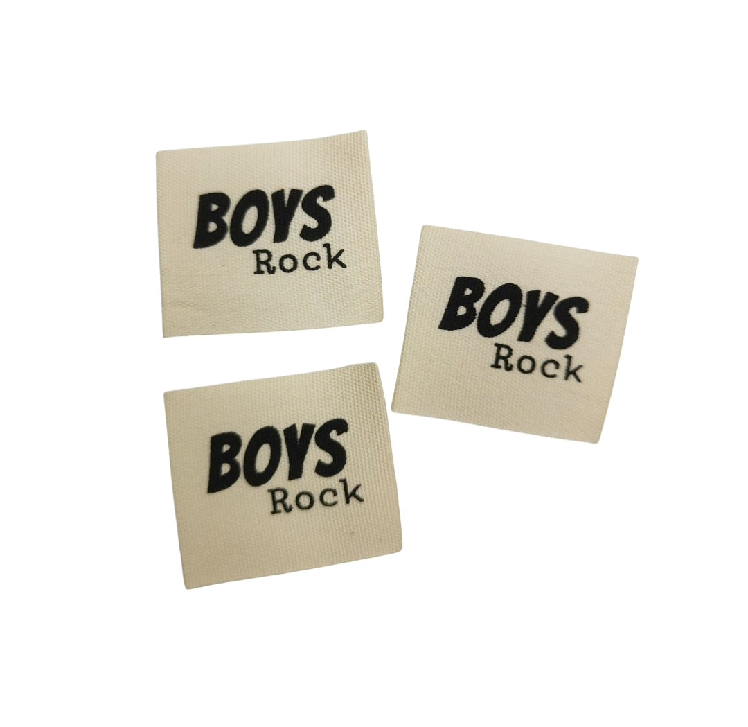 Baumwoll-Label Boys Rock