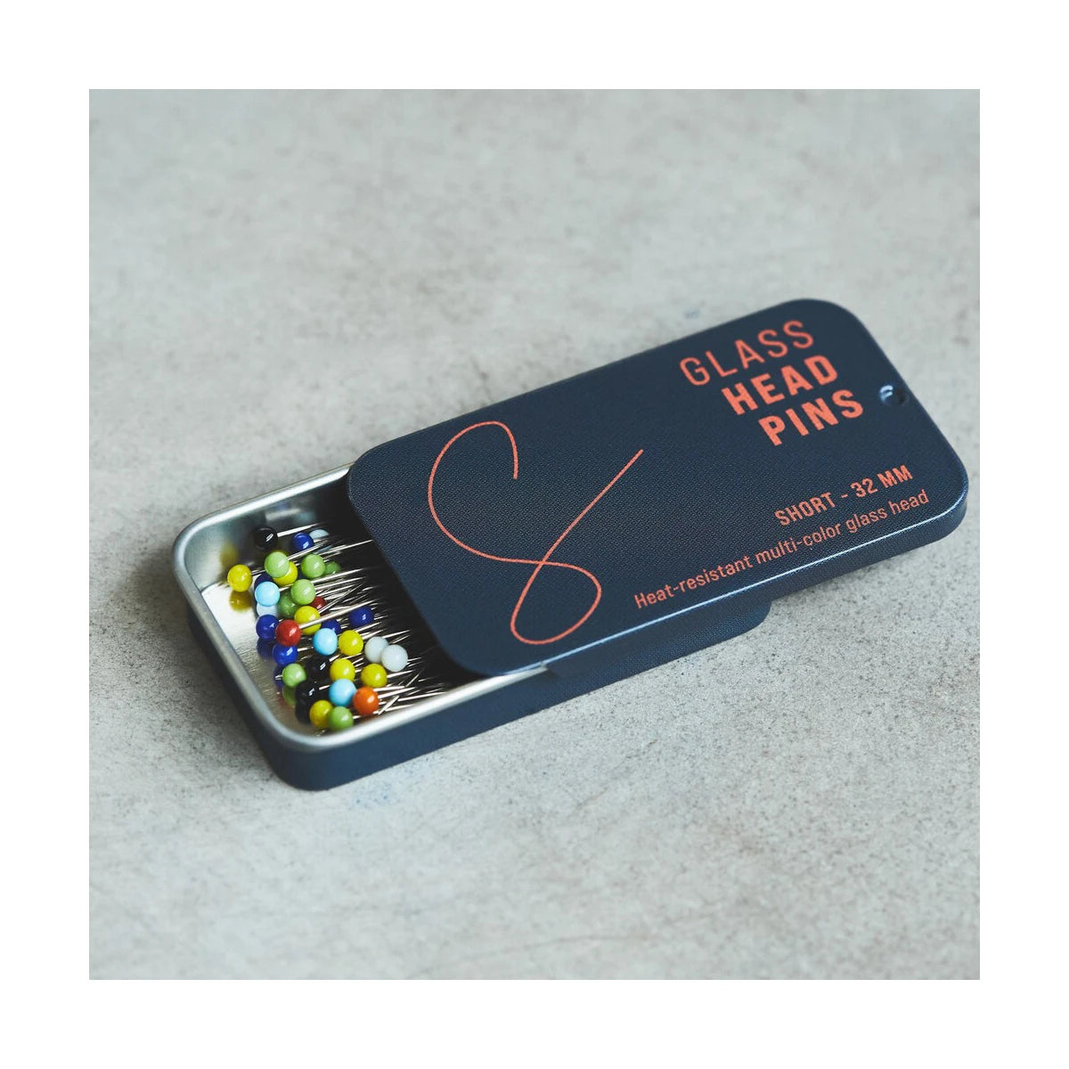 GOUPILLES À TÊTE EN VERRE 32mm (100pcs)