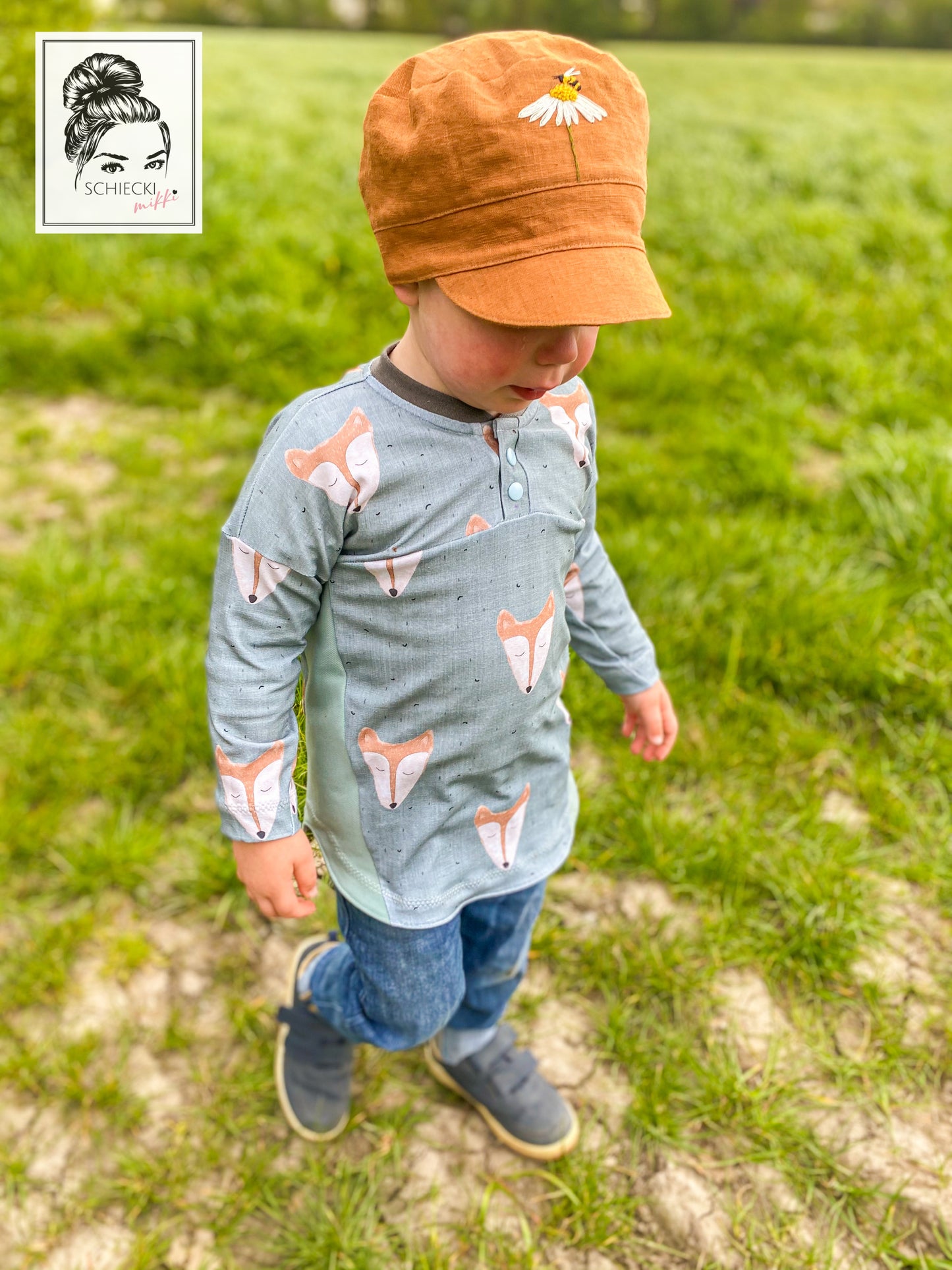 Little mitch design E-Book Schnittmuster Longshirt Elvis Maxi