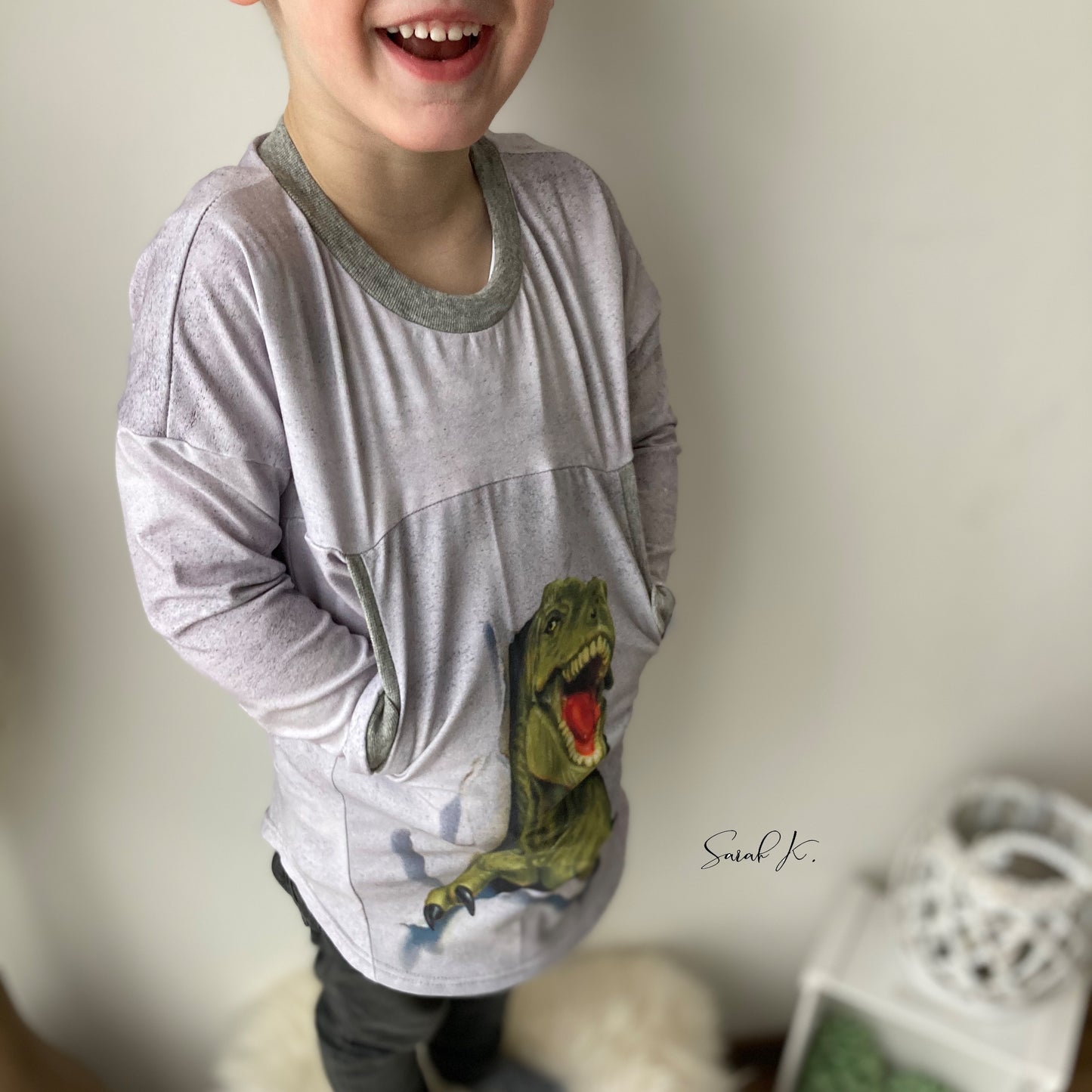 Little mitch design E-Book Schnittmuster Longshirt Elvis Maxi