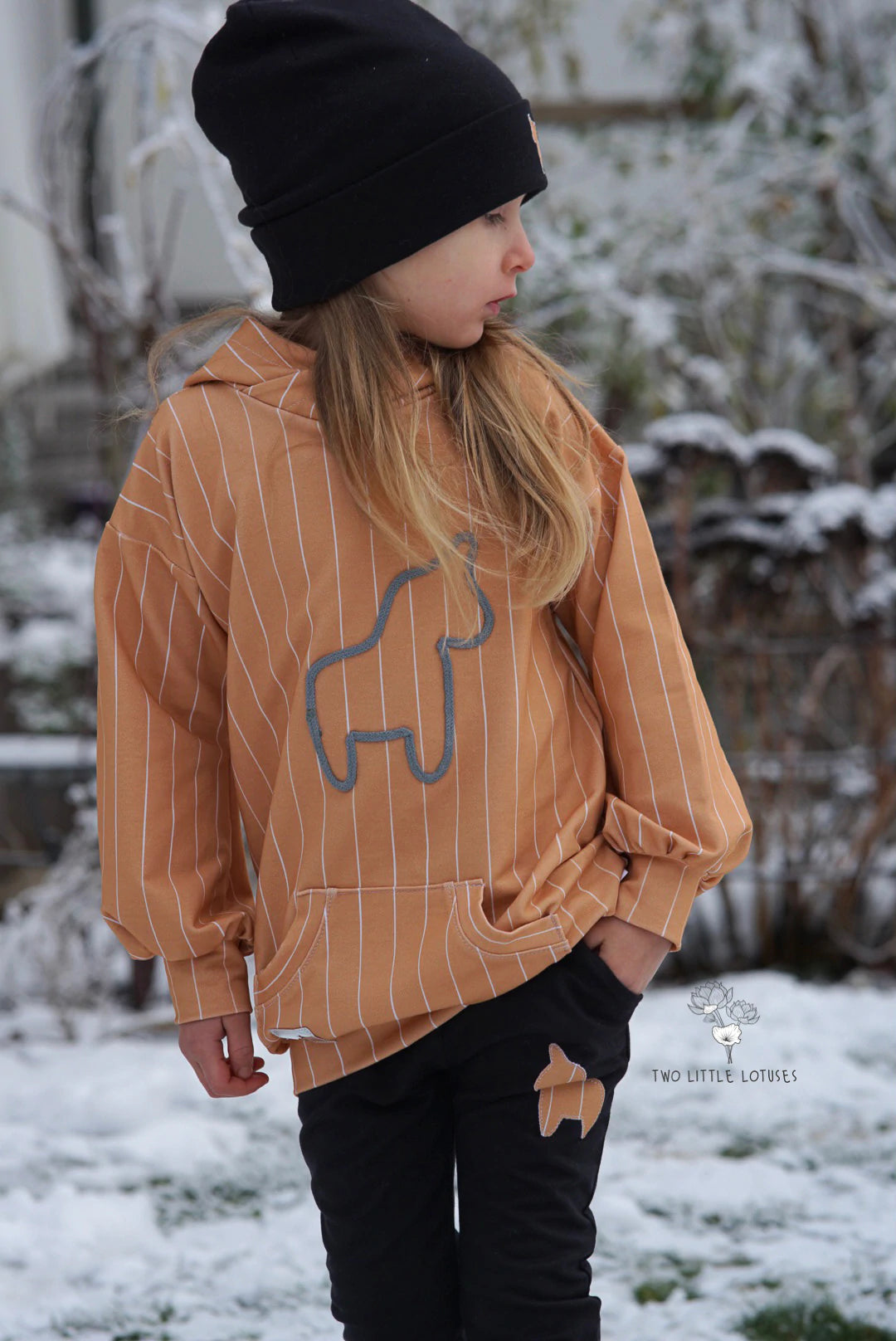 Little mitch design E-Book/Schnittmuster "Girly Hoodie Meya Maxi''