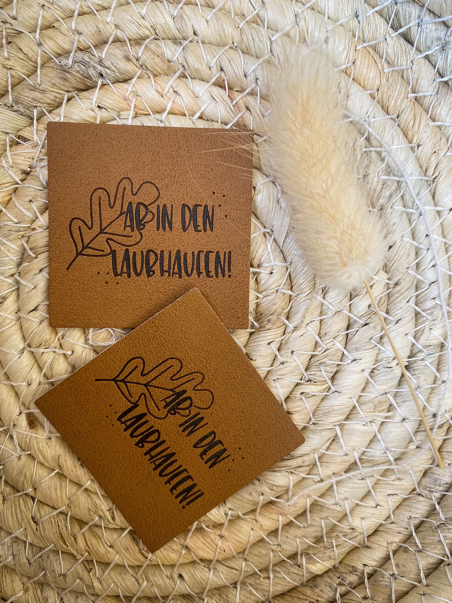 Label Laubhaufen