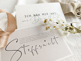 Postkarte ''Stoffsucht''