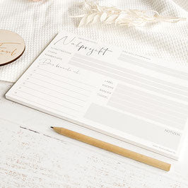 Bloc-notes ''Projet couture''