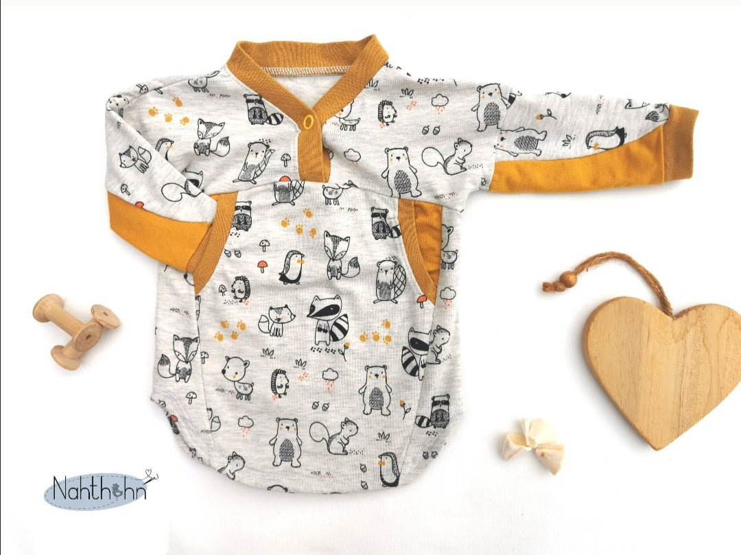 Little mitch design E-Book Schnittmuster Longshirt Elvis Mini