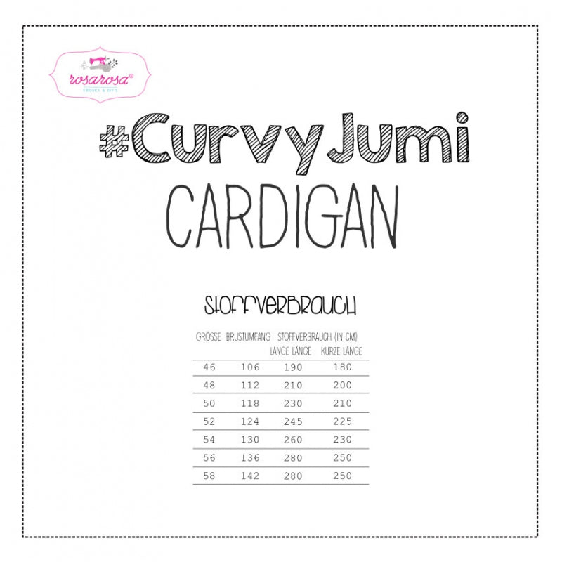 Patron papier RosaRosa ''Curvy Jumi Ladies''