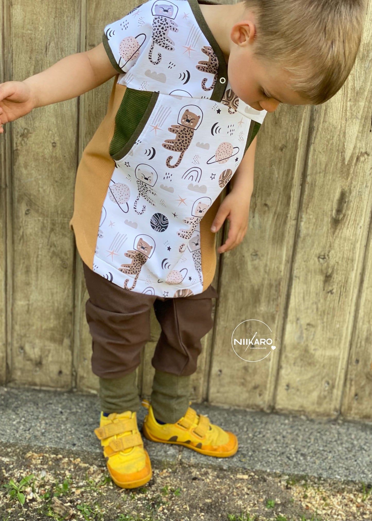 Little mitch design E-Book Schnittmuster Longshirt Elvis Maxi