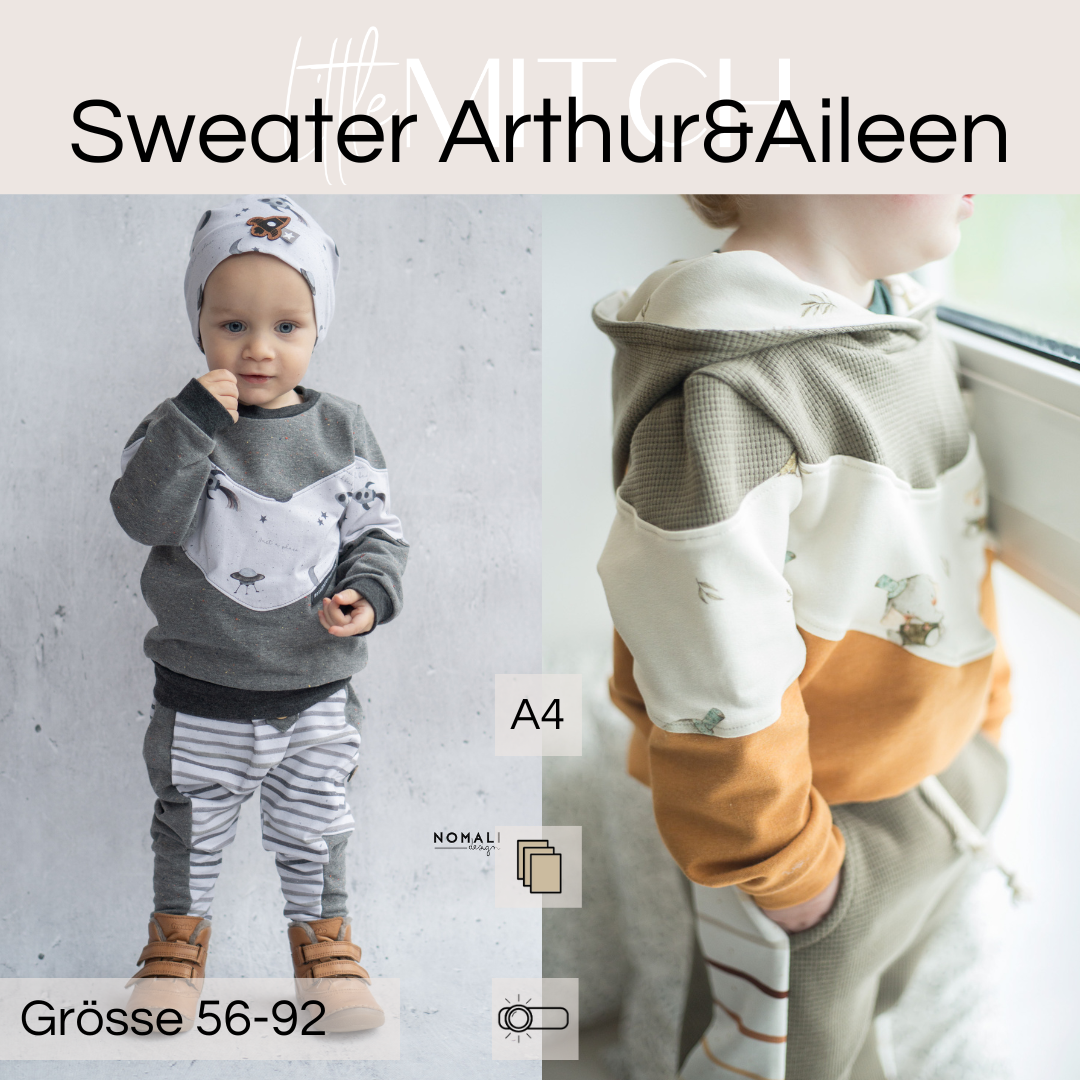 Little mitch design e-book patron de couture "Arthur&amp;Aileen Baby'' 56-92