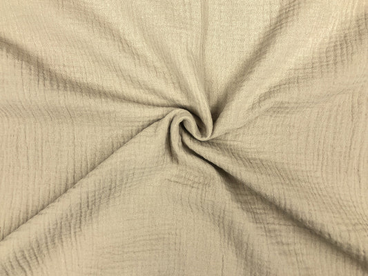 Bio Musselin Uni Beige