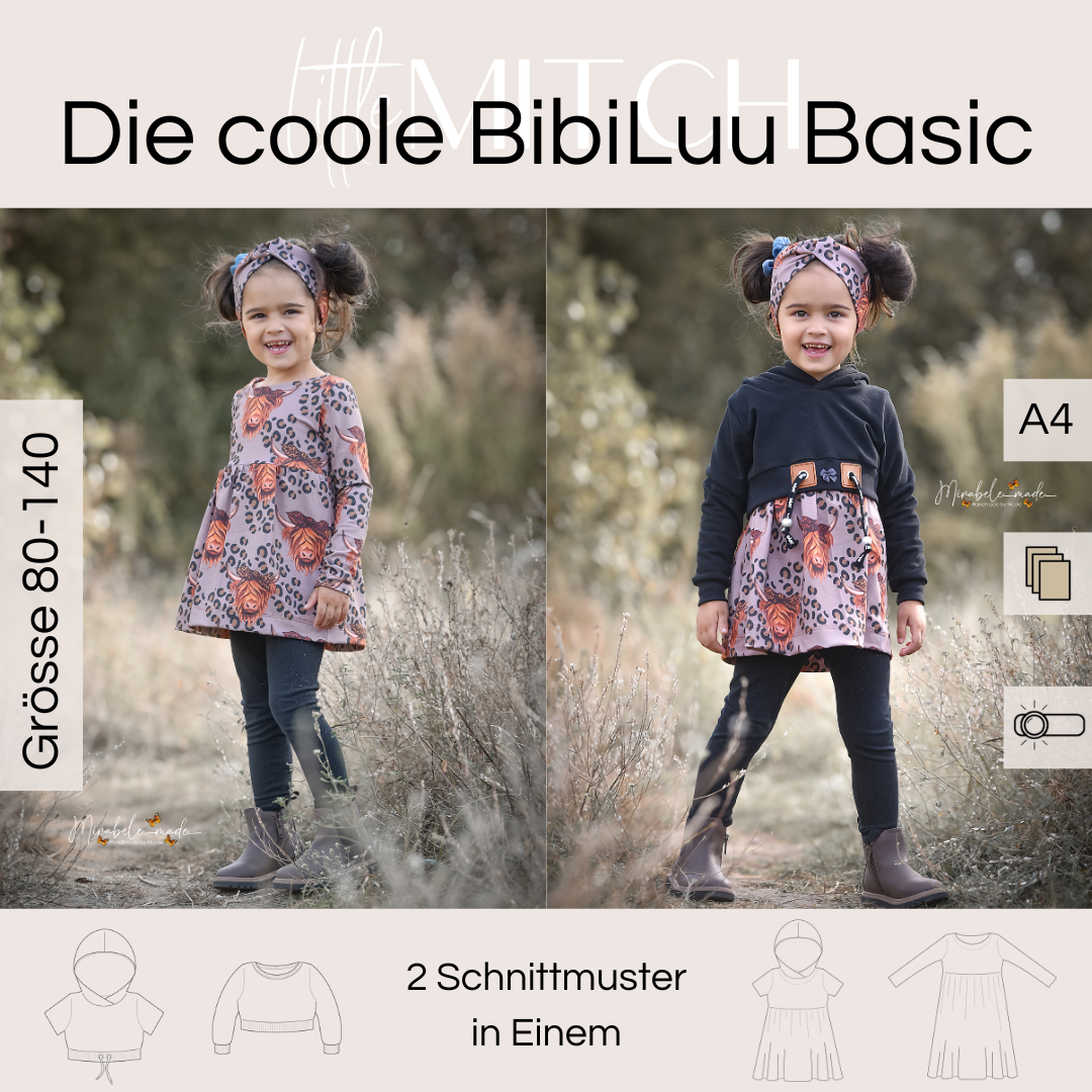 Little mitch design e-book patron de couture "le cool BibiLuu"