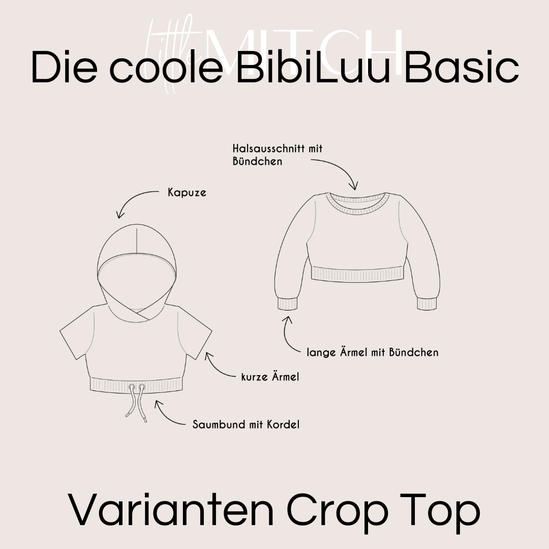 Little mitch design E-Book Schnittmuster "die coole BibiLuu Basic"