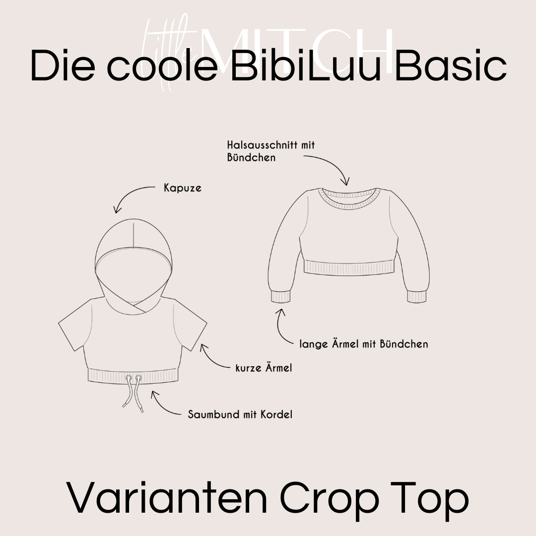 Little mitch design combinaison e-book &amp; add-on d'été "the cool BibiLuu"