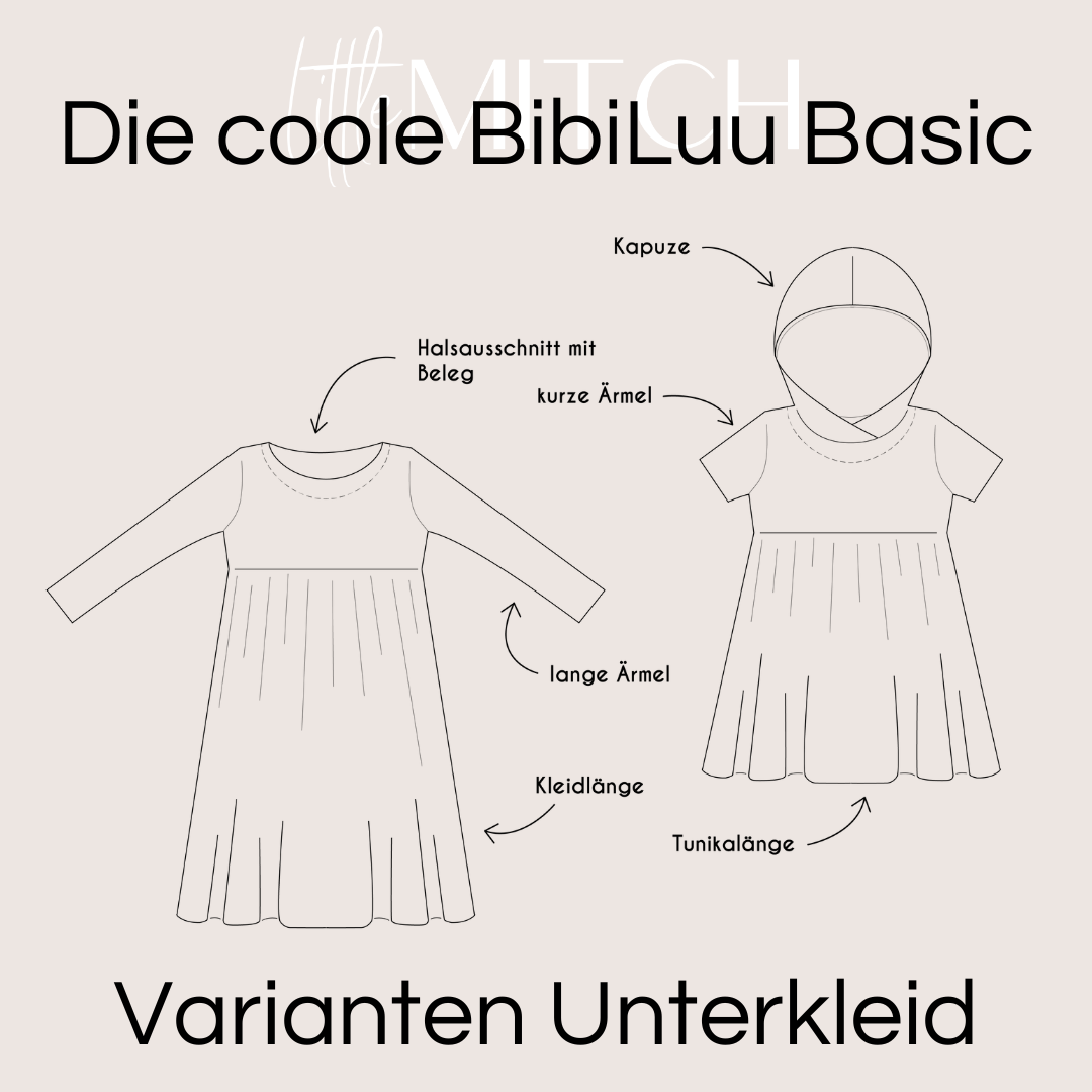 Little mitch design E-Book Schnittmuster "die coole BibiLuu Basic"