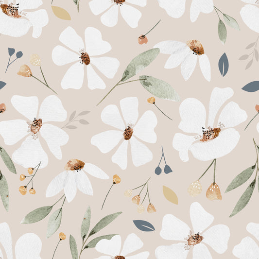 Vorbestellung Jersey/Ribjersey Blumen Tofu
