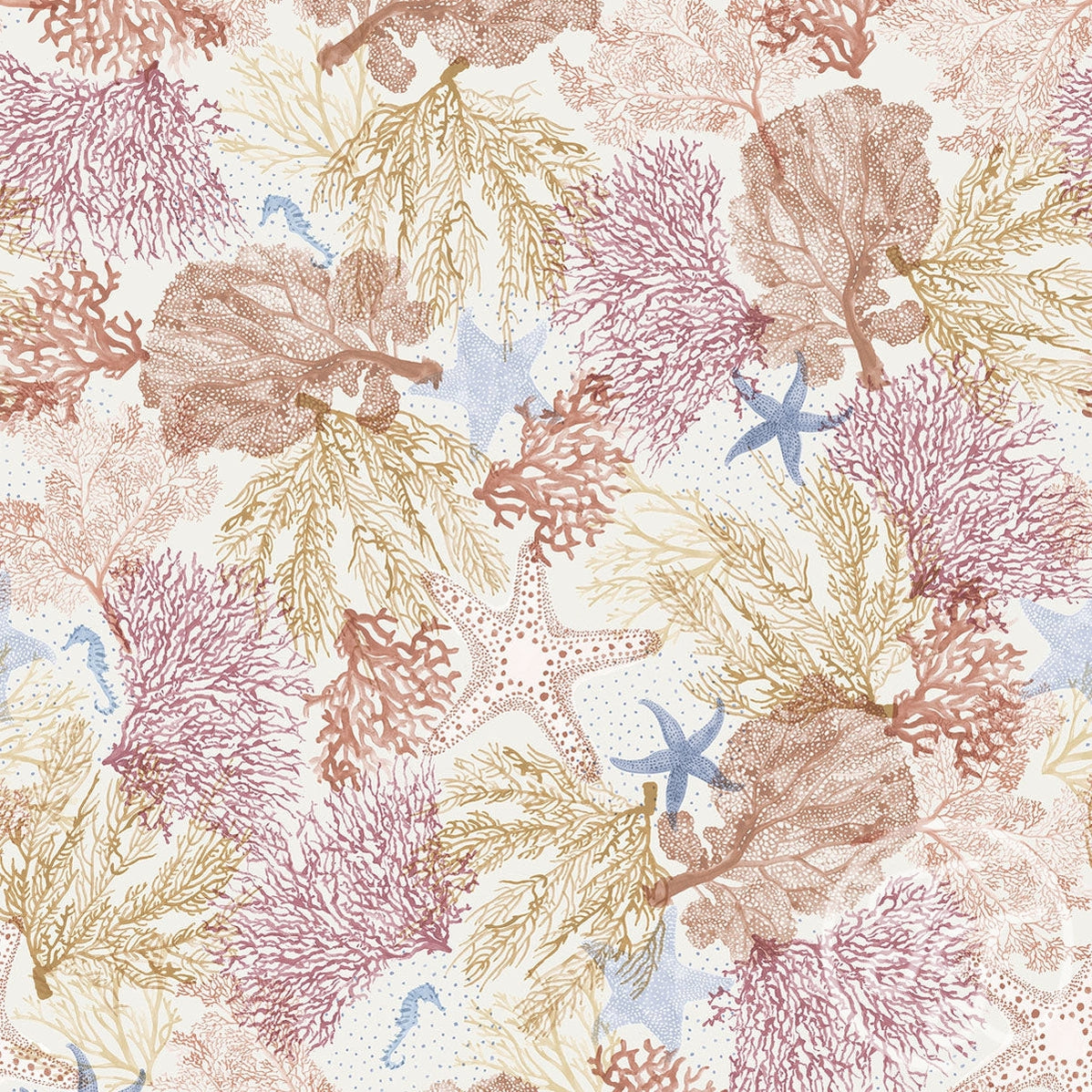 Family fabrics Coral reef