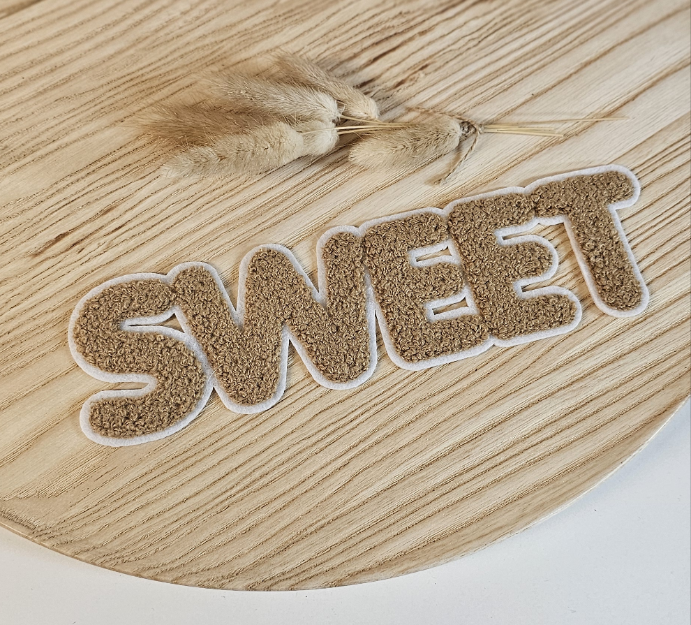 Chenille Patch Sweet
