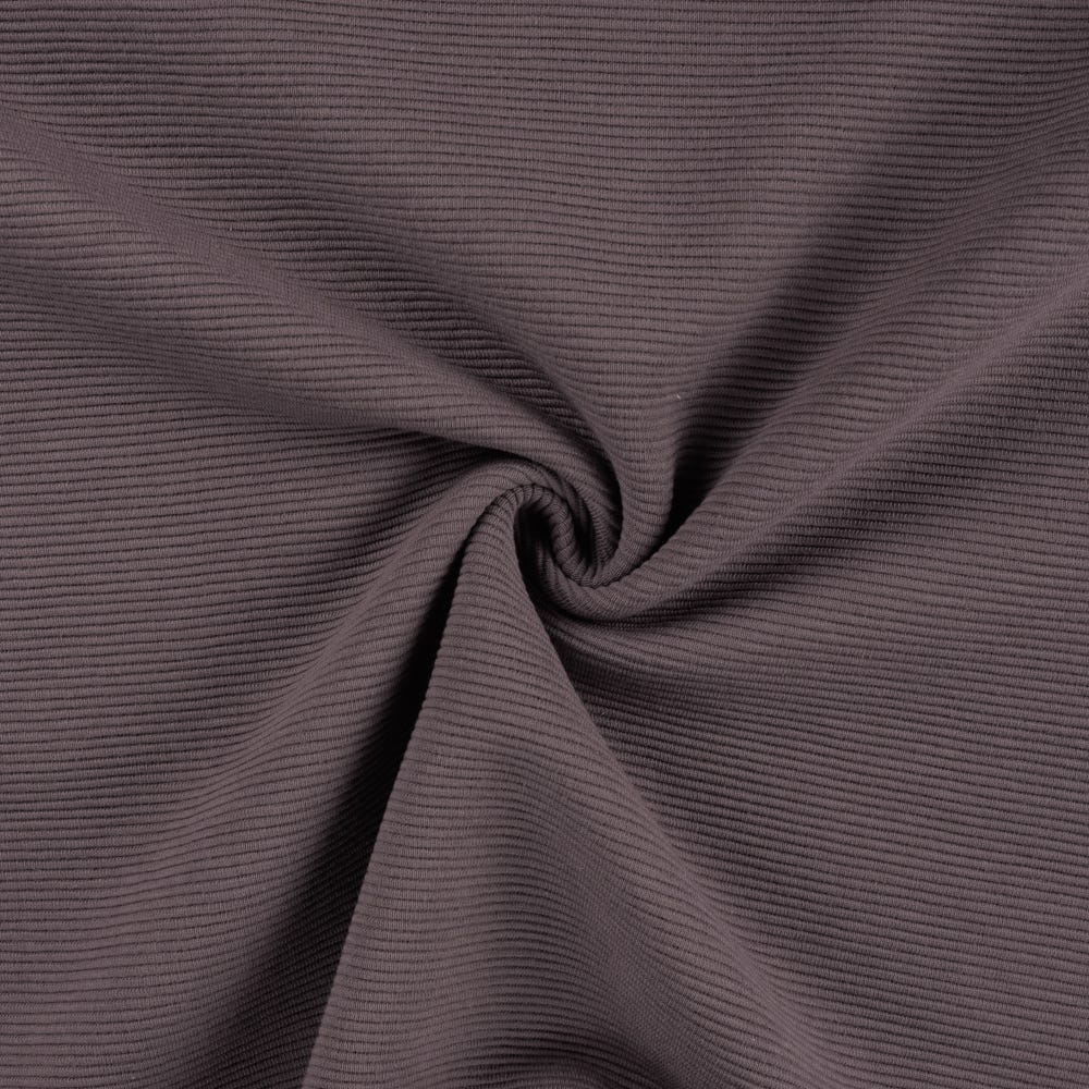 OTTOMAN RIB JERSEY DUSTY VIOLET