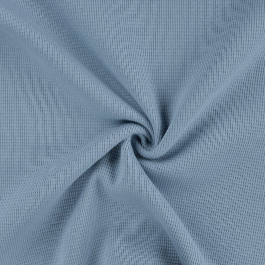 Maille Gaufrée Bleu Poudré