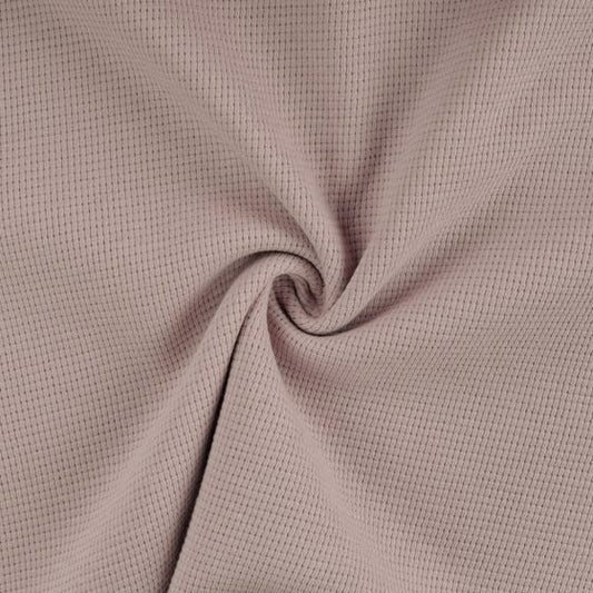 Tricot Gaufré Vieux Rose