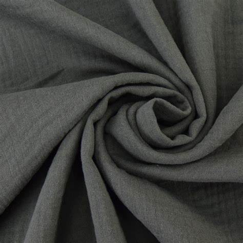 Bio Musselin Dark Grey