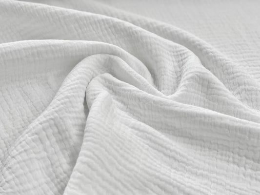Bio Musselin Uni Weiss