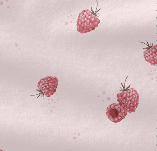 Vorbestellung UV 50+ Stoff/Musselin Raspberries