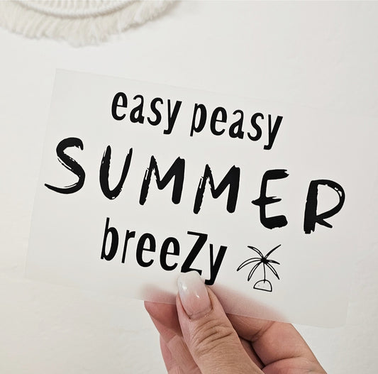 Bügelbild Summer Breezy