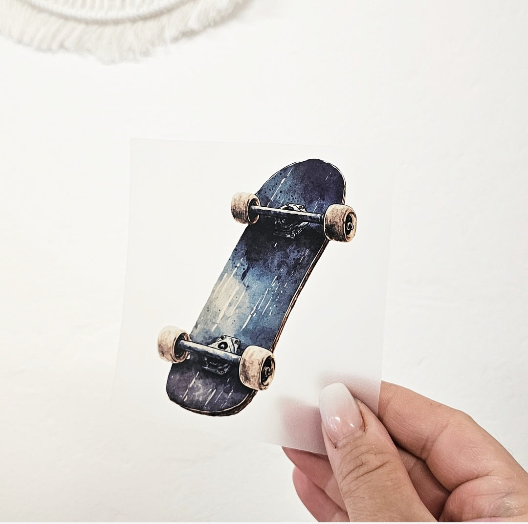 Bügelbild Skateboard