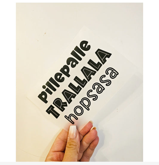 Bügelbild Pillepalle