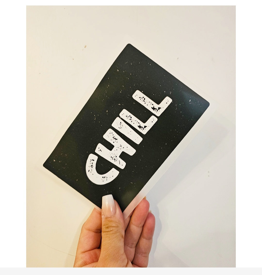 Bügelbild CHILL