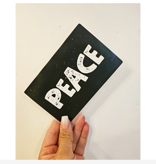 Bügelbild PEACE