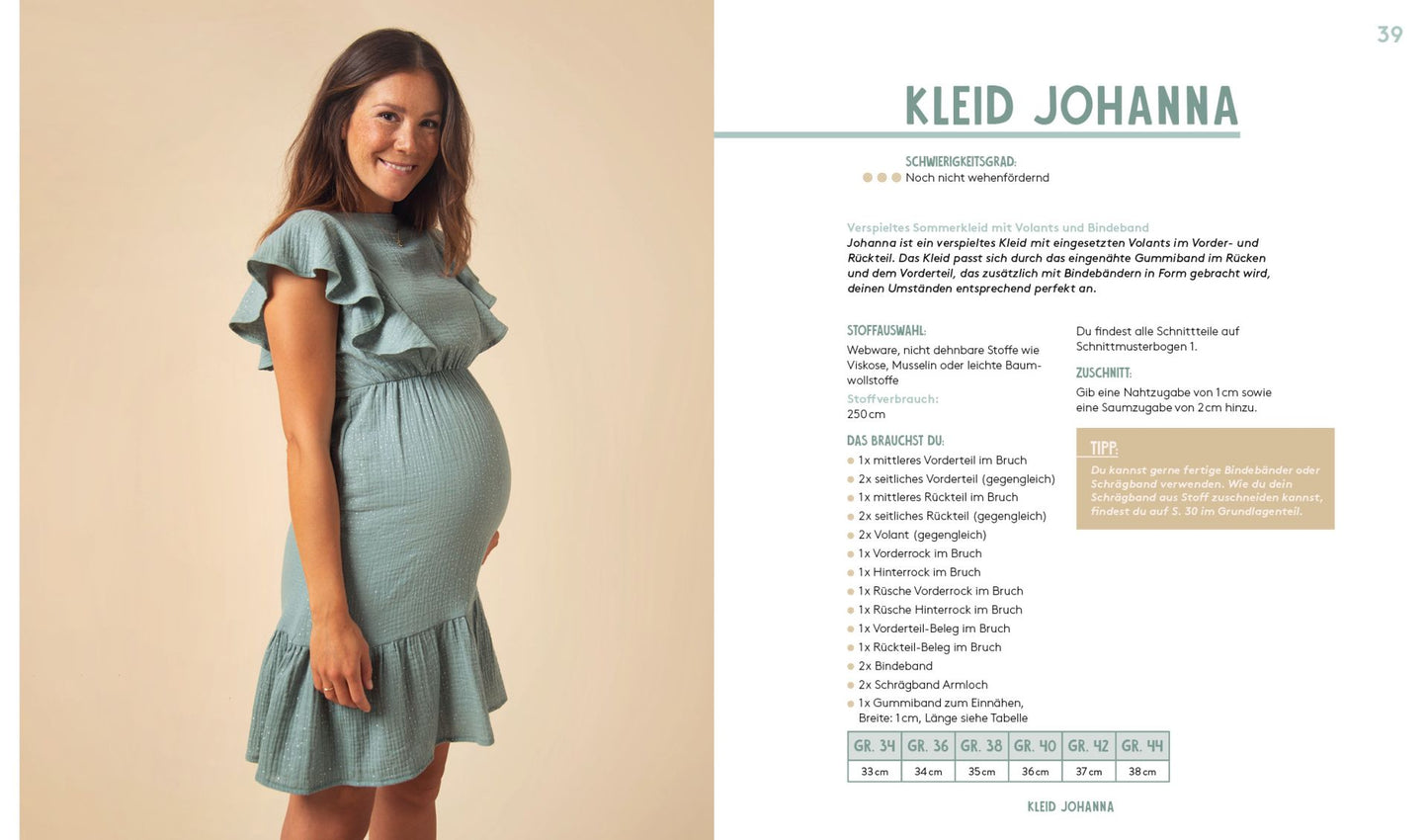 Hej. Skandi-Mom – Stylische Kleidung nähen für Schwangerschaft, Stillphase und die Zeit danach